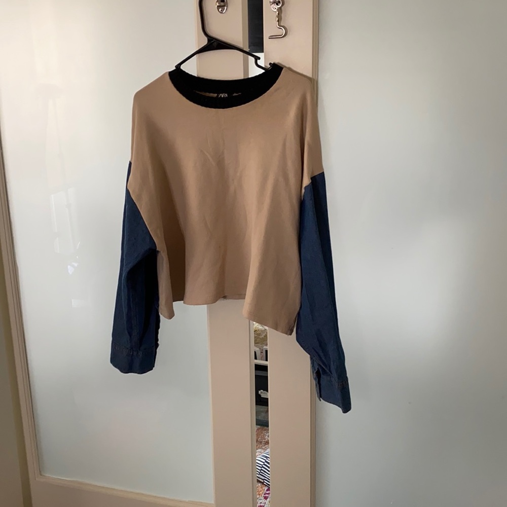 Multiple Pattern Sweatshirt - image 1